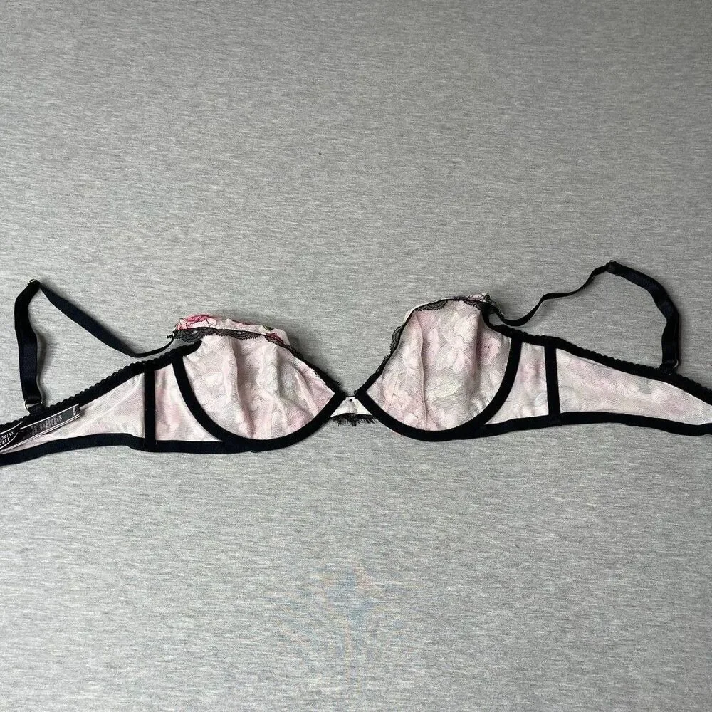 Victoria’s Secret Very Sexy Low Cut Embroidered Unlined Demi Bra - Picture 8 of 12